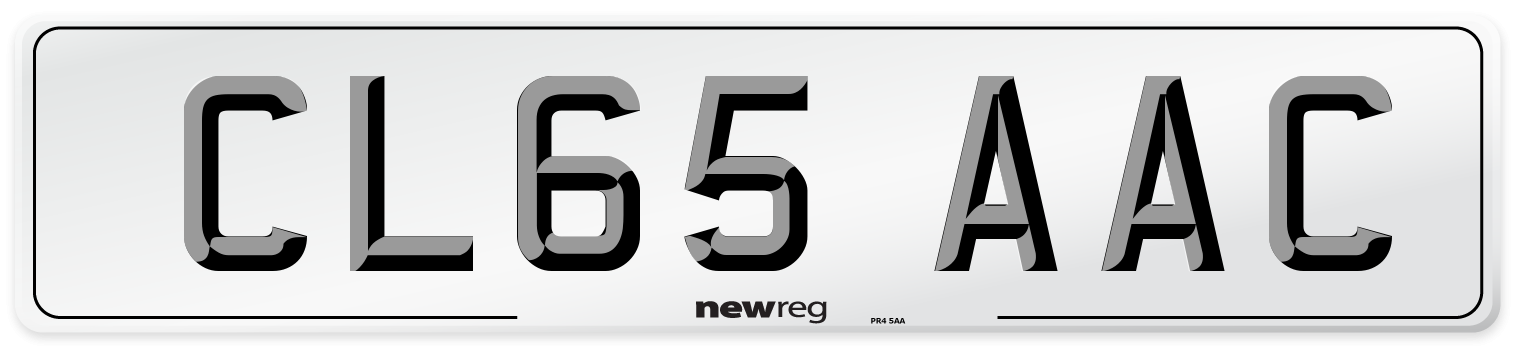 CL65 AAC Number Plate from New Reg